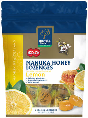 Manuka Health Manuka Honey MGO™ 400+ Lemon Lozenges 250g