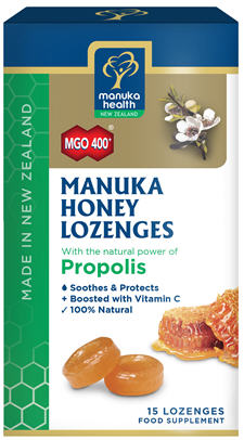 Manuka Health Manuka Honey and Propolis Lozenges 15