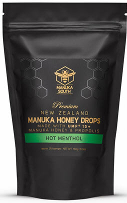 Manuka South® Manuka Honey Drops UMF 15+ – Hot Menthol 25