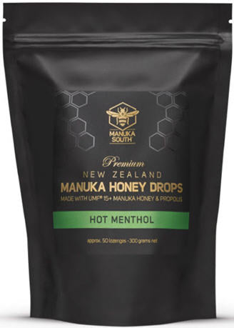 Manuka South® Manuka Honey Drops UMF 15+ – Hot Menthol 50