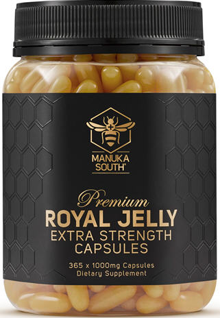 Manuka South Premium Royal Jelly Extra Strength 1.1% Capsules 365