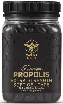 Manuka South Propolis Extra Strength 2000mg SoftGel Capsules 365