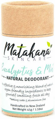 Matakana Skincare Natural Deodorant Eucalyptus & Mint 45g