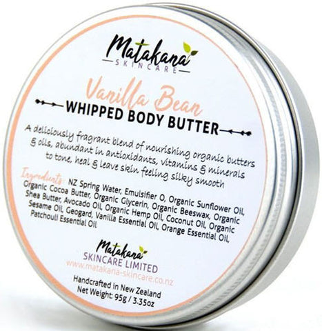 Matakana Skincare Vanilla Bean Whipped Body Butter 95g