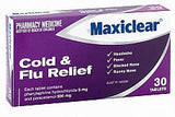 Maxiclear Cold and Flu Relief Tablets 30