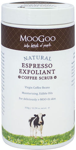 MooGoo Espresso Exfoliant Coffee Scrub 350g - New Zealand only