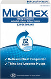 Mucinex Chest Cough Extended Release 600mg Tablets 20
