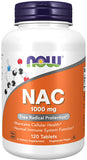 NOW NAC N-Acetyl Cysteine 1000mg Tablets 120