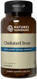 Nature's Sunshine Chelated Iron Tablets 180
