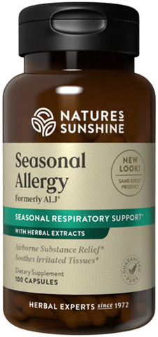 Nature's Sunshine Seasonal Allergy (Formerly ALJ) Capsules 100