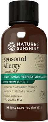 Nature's Sunshine Seasonal Allergy (Formerly ALJ) Liquid Herbs 59ml
