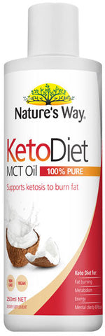Nature's Way KetoDiet MCT Oil 250ml - New Zealand Only
