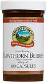 Nature's Sunshine Hawthorne Berries 450mg Capsules 100