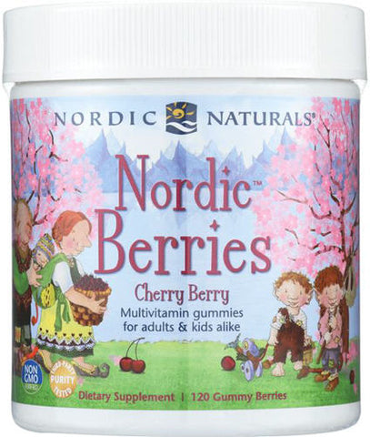 Nordic Berries Cherry Berry Gummy Berries 120 - New Zealand Only