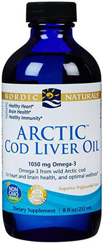 Nordic Naturals Cod Liver Oil Unflavoured 237ml