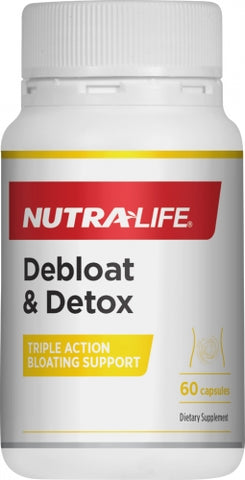 Nutralife Debloat & Detox Capsules 60