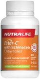 Nutra-Life Ester C 500mg with Probiotics Chewable Tablets 60