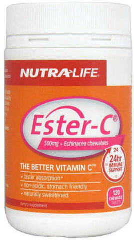 Nutra-Life Ester-C Echinacea Chewables Tablets 120
