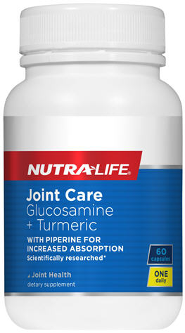 Nutra-Life Joint Care Glucosamine + Turmeric Capsules 60