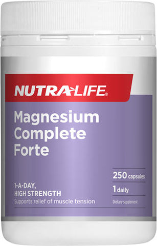 Nutra-Life Magnesium Complete Forte Capsules 250 - New Zealand Only