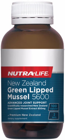 Nutra-Life New Zealand Green Lipped Mussel Capsules 100