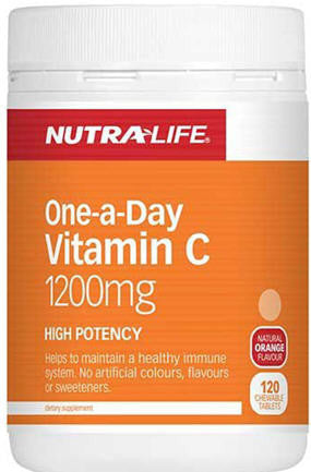 Nutra-Life One-a-Day Vitamin C 1200mg Tablets 120