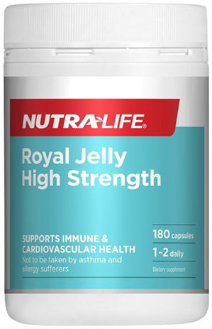 Nutra-Life Royal Jelly High Strength Capsules 180