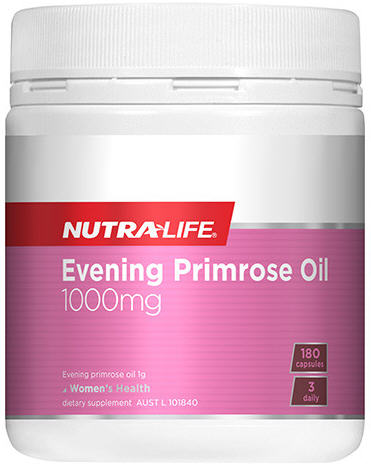 Nutra-Life Evening Primrose Oil 1000mg Capsules 180