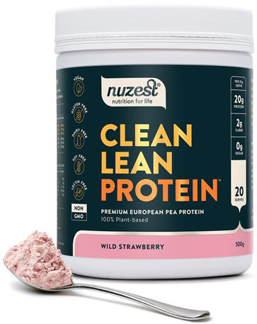 Nuzest Clean Lean Protein Wild Strawberry 500g - New Zealand Only