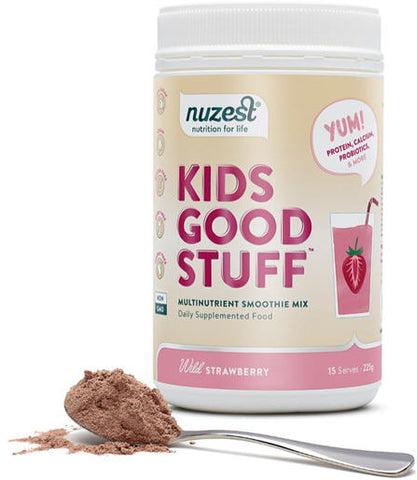 Nuzest Kids Good Stuff Wild Strawberry 225g - New Zealand Only