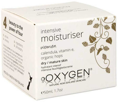 OXYGEN Intensive Moisturiser for Dry or Mature Skin - Women, 50ml