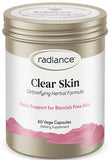 Radiance Clear Skin Detoxifying Herbal Formula Capsules 60