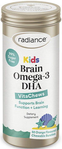 Radiance Kids Brain Omega-3 DHA Burstlets 50