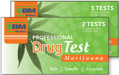 SBM Professional Drug Test Kit Marijuana - 5 Tests