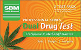 SBM Professional Drug Test Marijuana & Methamphetamine - 2 Tests