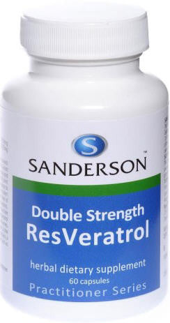 Sanderson Double Strength ResVeratrol 450mg Capsules 60