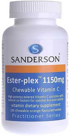 Sanderson Ester-Plex 1150mg Orange Chewable Tablets 165