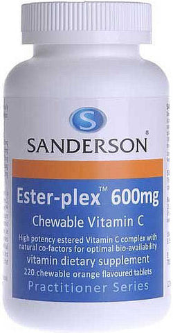 Sanderson Ester-Plex 600mg Orange Chewable Tablets 220