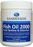 Sanderson™ Fish Oil 2000 Odourless Easy Swallow Capsules 220