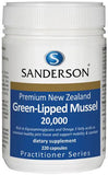 Sanderson Premium NZ Green-Lipped Mussel 20,000 Capsules 220
