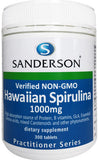 Sanderson Hawaiian Spirulina Non-GMO 1000mg Tablets 300