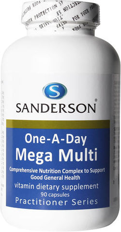 Sanderson Mega Multi One-A-Day Capsules 90