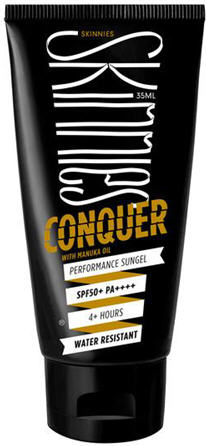 Skinnies Conquer Gel with Manuka Oil SPF50+ Sports Sunscreen 35ml