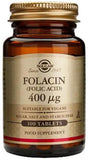Solgar Folacin (Folic Acid) 400µg Tablets 100