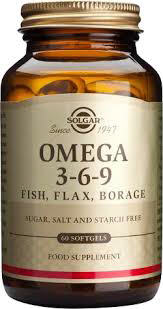 Solgar Omega 3-6-9 Fish, Flax Borage Softgels 60