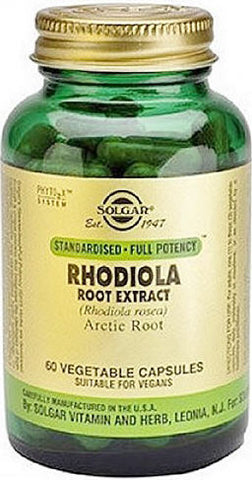 Solgar Rhodiola Root Extract Vegetable Capsules 60