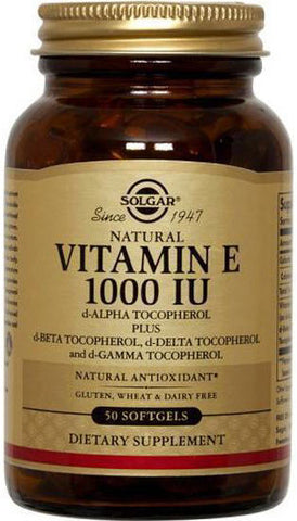 Solgar Vitamin E 1000iu Softgel Capsules 50
