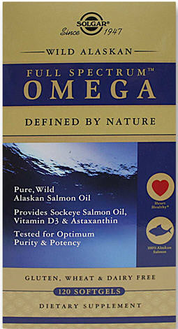 Solgar Wild Alaskan Full Spectrum™ Omega Softgels 120
