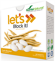 Soria Naturals Let's Block It - Carb Blocker 500mg Tablets 36
