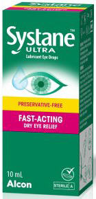 Systane Ultra Lubricant Eye Drops 10ml - Preservative free